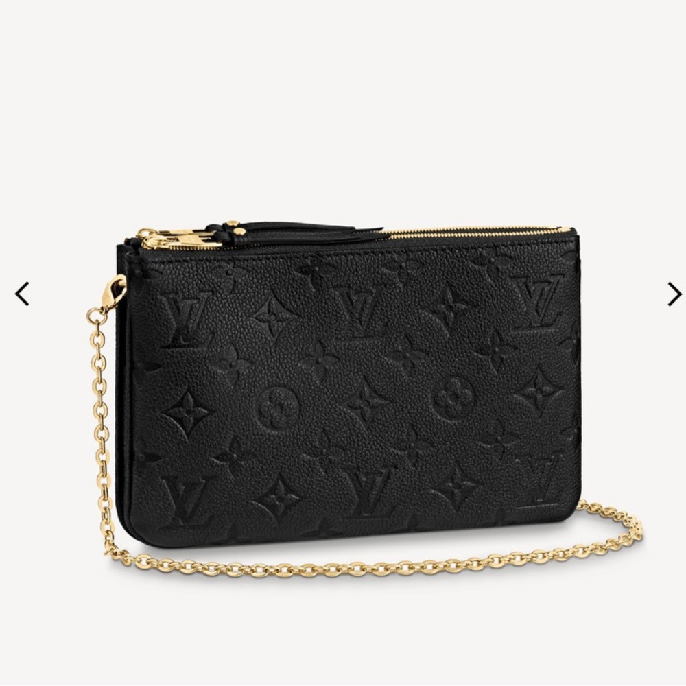 Louis Vuitton double zip pochette